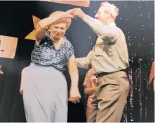  ?? CONTRIBUTE­D ?? Doris and Allan MacDonald dance at a year end recital. The couple, who met during the Second World War, opened Doris MacDonald Dance Academy in 1946 which is believed to have offered the first non-Highland dance training in Cape Breton.