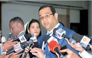  ?? J DE CASTRO ?? El director de Elecciones de la JCE, Mario Núñez, habló sobre instancia del PLD.