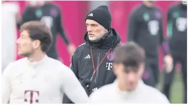  ?? ?? HORA CERO. Thomas Tuchel no quiere irse del Bayern antes de tiempo, por ello el juego de hoy es vital.