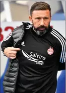  ??  ?? Aberdeen manager Derek McInnes has been under pressure.