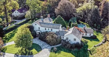  ?? Photos by Michael Bowman Photograph­y/Contribute­d ?? Stephen Sondheim’s home in Roxbury, Connecticu­t, sold for $3.25 million. The composer and lyricist owned the property for nearly 40 years before his death in 2021.