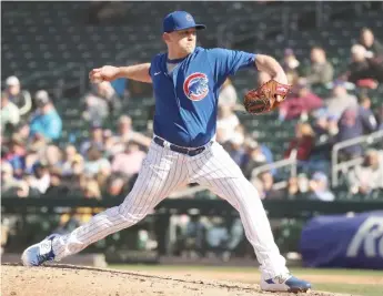  ?? JOHN ANTONOFF/SUN-TIMES ?? The Cubs signed Tyler Duffey, who was released by the Twins, to a non-roster invite deal.