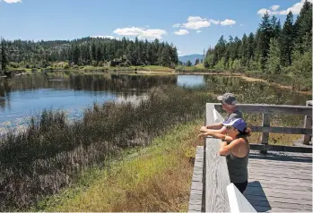  ?? SUPPLIED ?? Predator Ridge residents can enjoy acres upon acres of green space and an abundance of trails and scenic vistas.