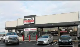  ?? LAUREN HALLIGAN - MEDIANEWS GROUP FILE ?? Michael’s Auto Plaza in East Greenbush now accepts Bitcoin for vehicle down payments and purchases.