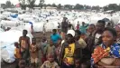  ??  ?? Displaced people in a refugee camp in the Ituri province of DR Congo