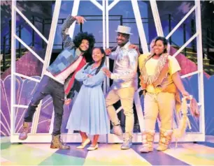  ?? CONTRIBUTE­D PHOTO ?? Principal cast members from the Chattanoog­a Theatre Centre’s fall production of “The Wiz” will reprise their roles to kick off Jazzanooga’s The Soul of Broadway Songbook Series, which begins tonight at The Camp House.