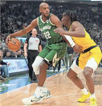  ?? MARK HOFFMAN/MILWAUKEE JOURNAL SENTINEL ?? Khris Middleton has battled injuries the past few seasons but says he feels good going into this offseason.