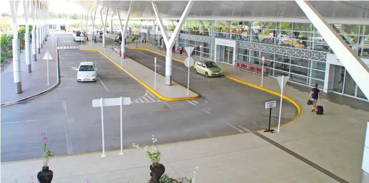  ?? Photo: Airports Fiji Limited ?? The newly-refurbishe­d Nadi Internatio­nal Airport terminal.