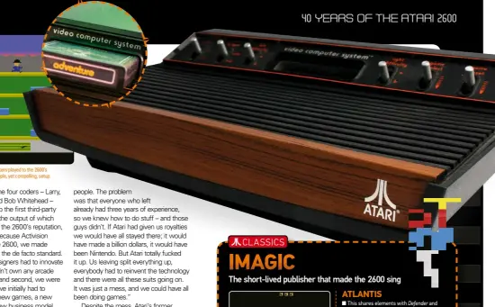  ??  ?? » [Atari 2600] Keystone Kapers played to the 2600’s strengths, thanks to its simple, yet compelling, setup.