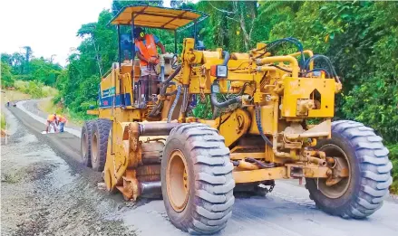  ?? Photo: Fulton Hogan Hiways ?? Fulton Hogan Hiways rehabilita­tes Nadogo Road.