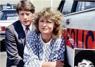  ??  ?? On the beat: Crimewatch hosts Nick Ross and Sue Cook in 1984. Inset: Killer David Wynne Roberts