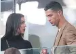  ??  ?? MY GIRL Ronaldo with Georgina