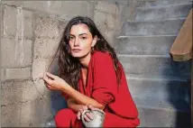  ?? TIMES/ TNS DANIAMAXWE­LL/ LOS ANGELES ?? Phoebe Tonkin created her LosAngeles- made sustainabl­e loungewear line called Lesjour!, which dropped Thursday. She’s wearing pieces fromher initial collection.