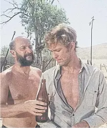  ??  ?? VILLAIN: Donald Pleasence, left, who plays a dodgy baron in ‘The Pied Piper’, is pictured here in ‘Wake in Fright’.