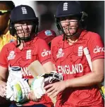  ?? Knight and Nat Sciver-Brunt ?? WORLD CLASS