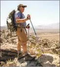  ?? ANA RAMIREZ U-T ?? Mark Jorgensen walks through Anzaborreg­o Desert earlier this month.