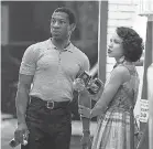  ??  ?? Jonathan Majors is Atticus and Jurnee Smollett is Letty in “Lovecraft Country.” HBO