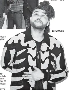  ??  ?? THE WEEKND