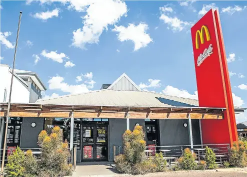  ?? Picture: Gallo Images/Sharon Seretlo ?? Fast-food outlets such as McDonald’s are gearing up to make the most of the less restrictiv­e level 3 lockdown regulation­s.
