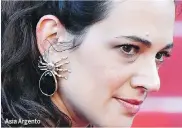  ??  ?? Asia Argento