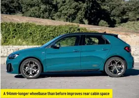  ??  ?? A 94mm-longer wheelbase than before improves rear cabin space