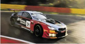  ?? BILD: SN/BMW ?? Zweiter Ardennen-Triumph: Philipp Eng im BMW M6 GT3.