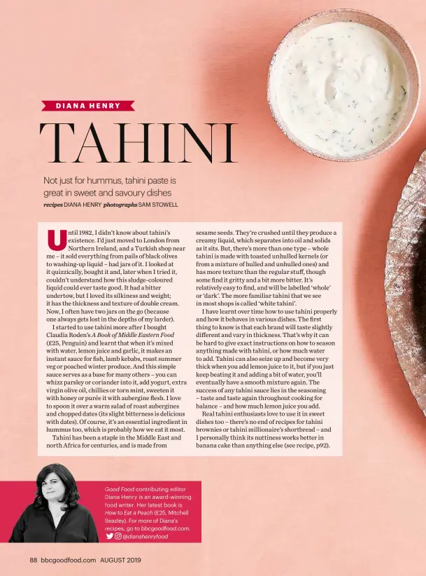 Tahini recipe  BBC Good Food