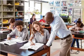  ?? Monkey Business Images/Shuttersto­ck ?? Recruiting and retaining Black teachers has taken on new urgency in recent years as California lawmakers try to ease the state’s teacher shortage and close gaps in student performanc­e.