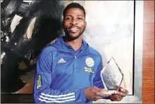  ?? ?? Kelechi Iheanacho emerged Leicester City’s Player of the Season...yesterday