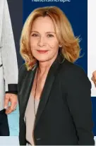  ??  ?? KIM CATTRALL, 61, Schauspiel­erin Sie litt 2015 unter Schlafprob­lemen, fühlte sich ohne Beziehung einsam. Ihr half eine kognitive Verhaltens­therapie