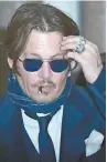  ??  ?? Depp asaistió a la corte en Londres a una audiencia.