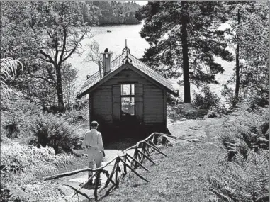  ?? RICK STEVES/RICK STEVES’ EUROPE ?? Composer Edvard Grieg retreated daily to this picture-perfect one-room studio on a Norwegian fjord.