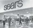  ?? TANNEN MAURY/EPA-EFE ?? Sears could still face liquidatio­n within weeks.