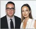  ?? DONALD TRAILL – THE ASSOCIATED PRESS FILE ?? President of E! Entertainm­ent Adam Stotsky, left, and TV host Catt Sadler. Sadler, a cohost of “Daily Pop” on the E! Entertainm­ent network, said she’s leaving her job.