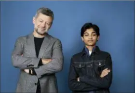  ?? PHOTO BY REBECCA CABAGE — INVISION — AP ?? Andy Serkis, left, and Rohan Chand pose for a portrait at the Four Seasons Hotel in Los Angeles to promote their film “Mowgli: Legend of the Jungle,” streaming on Nextflix.