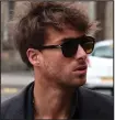  ??  ?? Paolo Nutini ahead of his trial at Paisley Sheriff Court