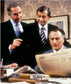  ?? Picture: ALAMY ?? WHITEHALL FARCE: The great cast of Yes, Prime Minister