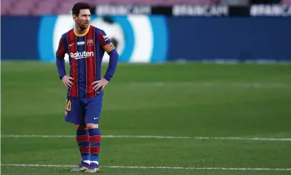  ?? Photograph: Eric Alonso/Getty Images ?? Lionel Messi is 33, convinced he has won too few Champions Leagues and aware that his opportunit­ies to do so are running out.