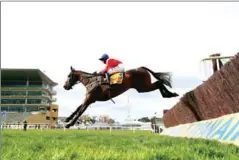  ?? AFP ?? Jockey Rachael Blackmore rides horse Allaho to win The Ryanair Chase on Day 3 of the Cheltenham Festival on March 18.