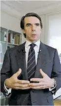  ??  ?? José María Aznar.