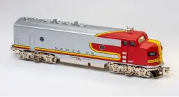  ?? ?? Not long after Menards released its O gauge Santa Fe F3 diesel in 2021, some owners reported having issues with its operation. Menards was quick to diagnose the problems and offer help.