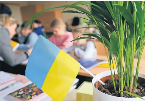  ?? FOTO: DPA ?? Kinder aus der Ukraine machen einen Großteil der Quereinste­iger an Schulen aus.