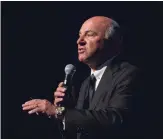  ?? BOB TYMCZYSZYN THE ST. CATHARINES STANDARD ?? Investor and television personalit­y Kevin O'Leary says Canada could lead the way in the science and production of medicinal cannabis.