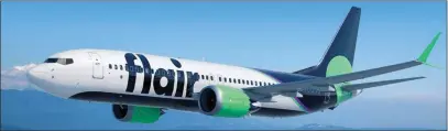  ?? Photo contribute­d ?? New Flair Air Boeing 737 Max 8