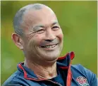  ?? GETTY IMAGES ?? Can the All Blacks wipe the smile from Eddie Jones’ face?