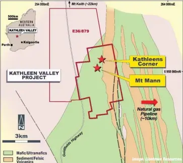  ?? Image: Liontown Resources. ?? Kathleen Valley is emerging as a highly prospectiv­e lithium deposit.