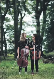  ?? ?? GAIA is an award winning violin and cello duo, comprising two of Scotland’s most distinguis­hed chamber musicians Katrina Lee and Alice Allen.