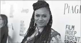  ?? JORDAN STRAUSS, INVISION/AP ?? Ava DuVernay arrives at the Film Independen­t Spirit Awards on Feb. 25 in Santa Monica, Calif.