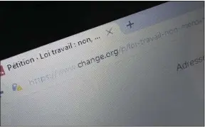  ??  ?? Le nombre de pétitions en ligne a augmenté en raison de la crise sanitaire.