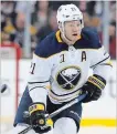  ?? ASSOCIATED PRESS FILE PHOTO ?? Kyle Okposo says the Sabres can’t just talk about change, they have to practise what the preach.